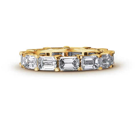 Triple Full Eternity Ring set with My Girl Diamonds - Platinum