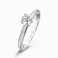 My Girl Micro Set Diamond Ring - Platinum
